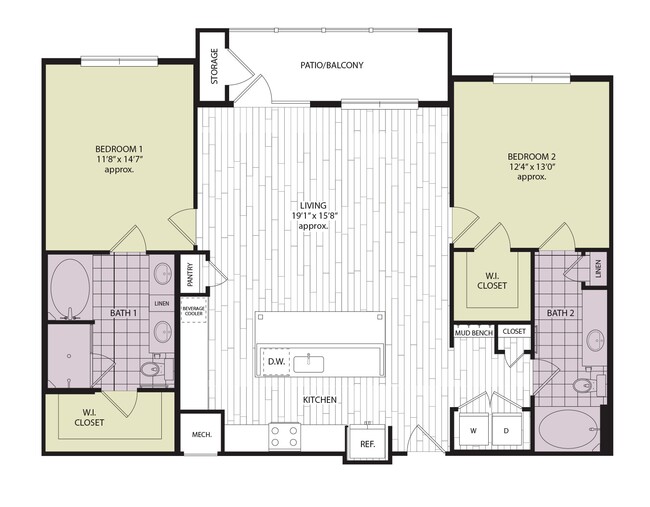 Floorplan - The Mitchell at Woodmill Creek