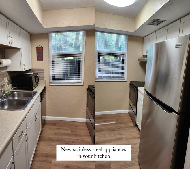 New stainless steel appliances. - 420 NW 27th Ter