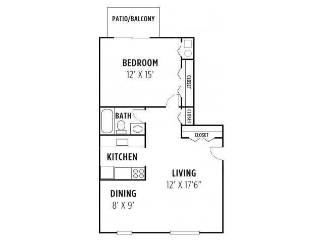 Floorplan - Park Court Apartments