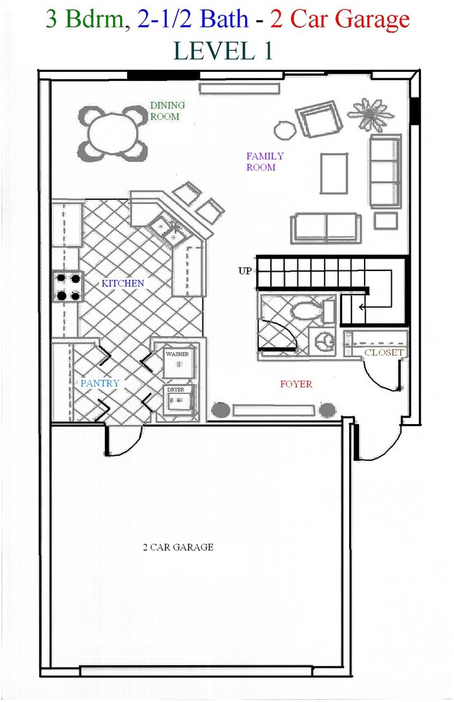 Floorplan - Evergreen Townhomes on Lake Buckeye