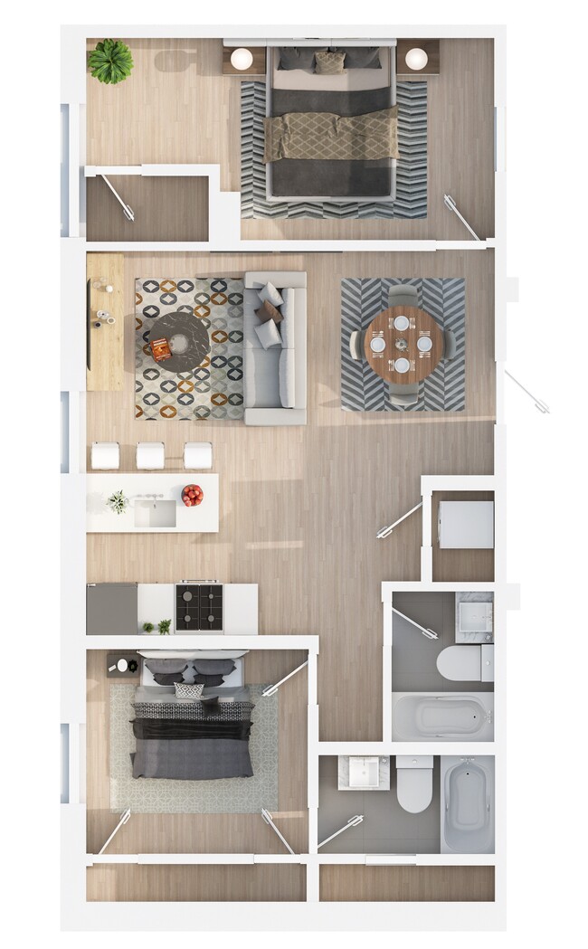 Floorplan - Colonial Flats