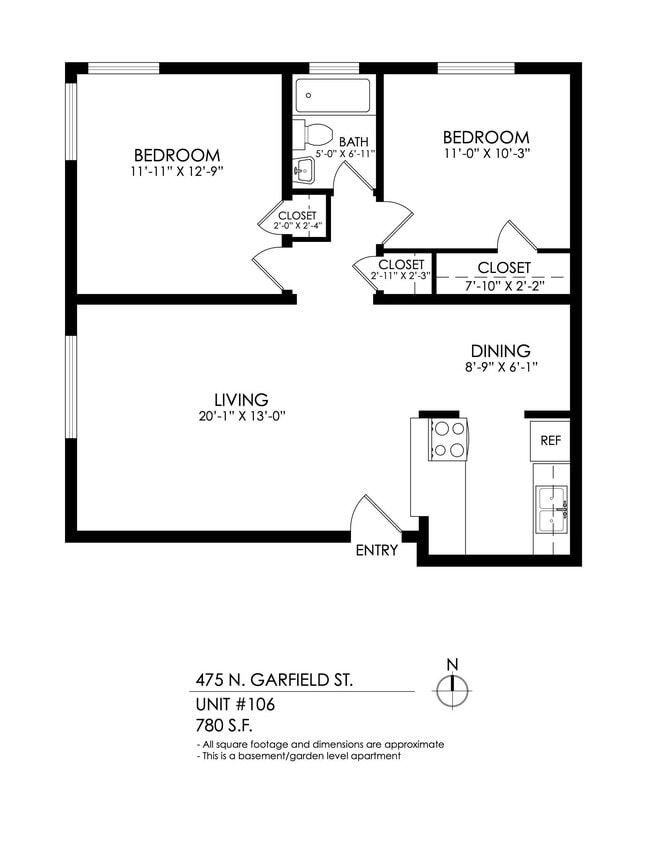 Floorplan - 475-501 Garfield