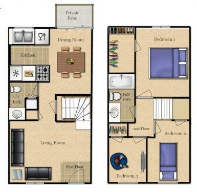 Floorplan - Cedarview Townhomes