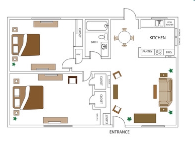 2BR/1BA - 18 at Biltmore Apartments