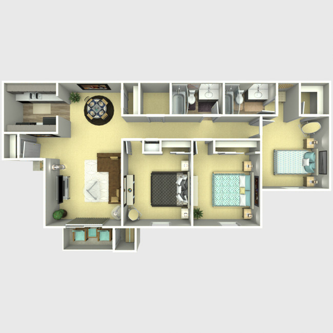 Floorplan - Strathmore Park Apartments