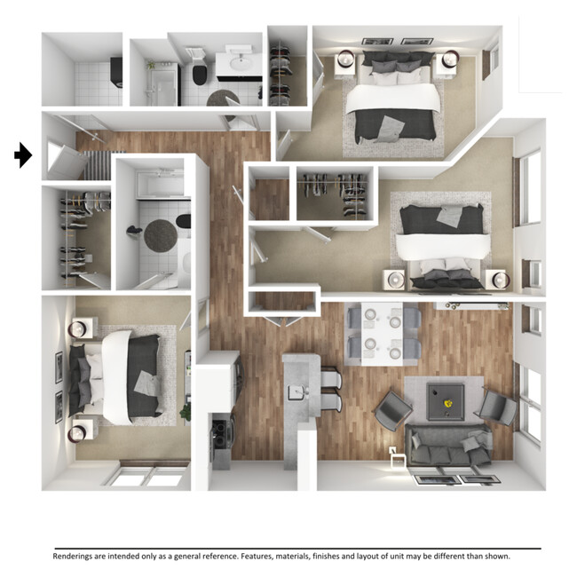 Floorplan - The Robeson at Spring Flats