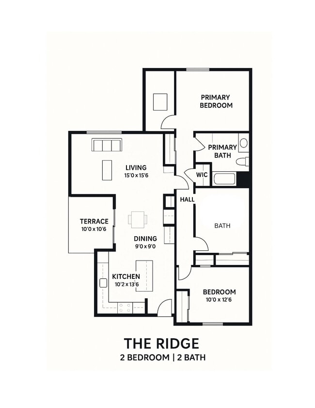 Flat - Accessible Floorplan - The Ridge