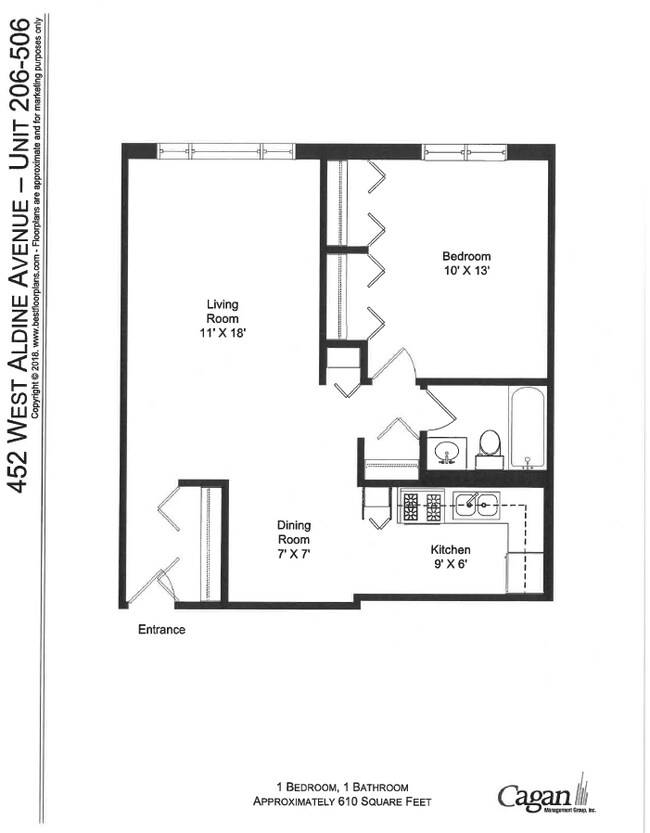 Floorplan - 452 W. Aldine
