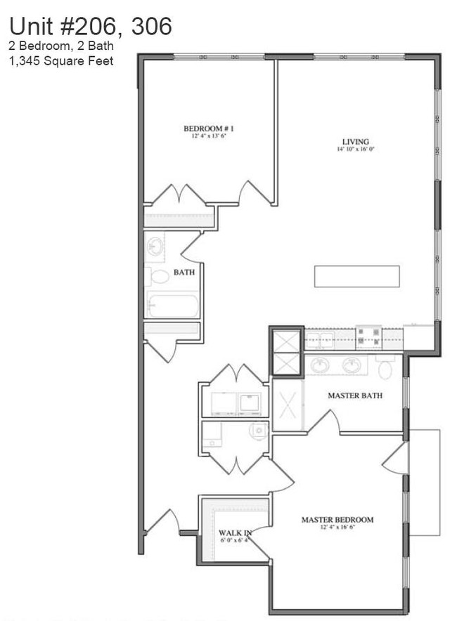 Floorplan - Fifth Avenue Flats