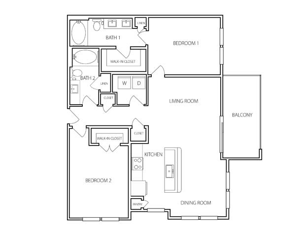 Floorplan - The Milo on Westheimer