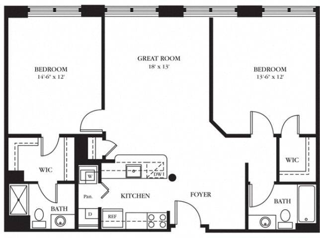 Floorplan - The River Lofts at Tobacco Row