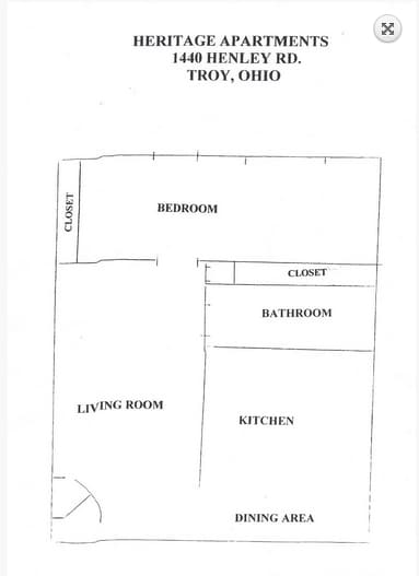 1BR/1BA - Heritage Apartments