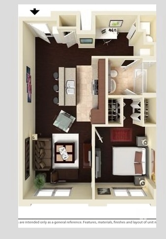 1BR/1BA - The Sansom