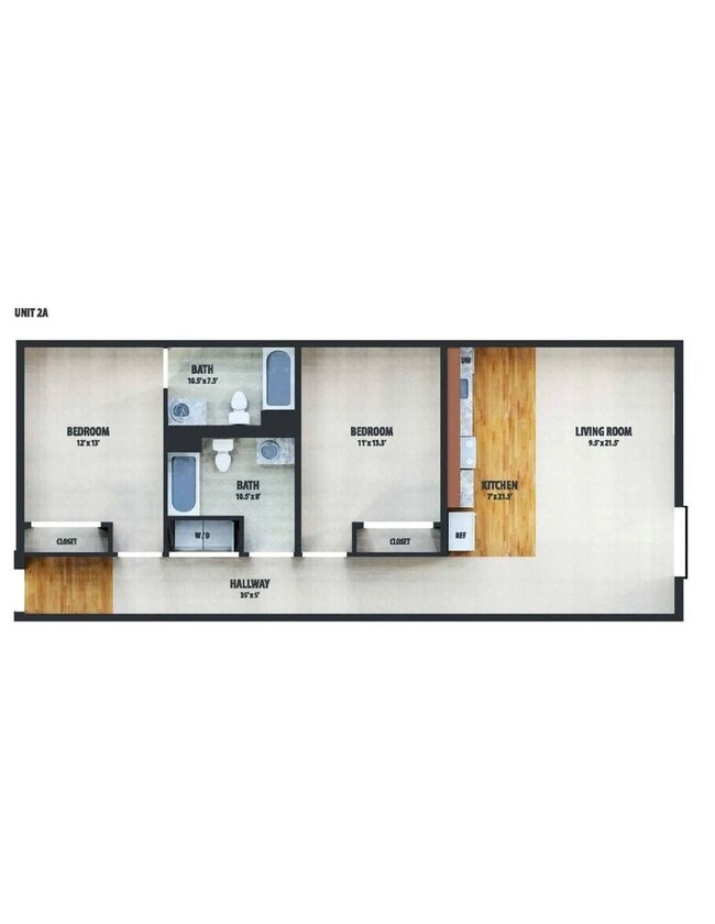 MarketStreetFlats 2BD 2Bath 1085sqft - Market Street Flats
