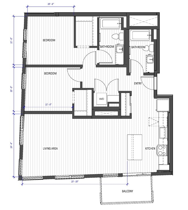 Floorplan - Hyas Point Apartments