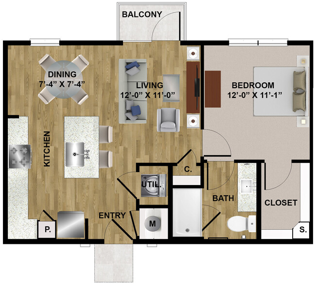 Floorplan - Bishop Central