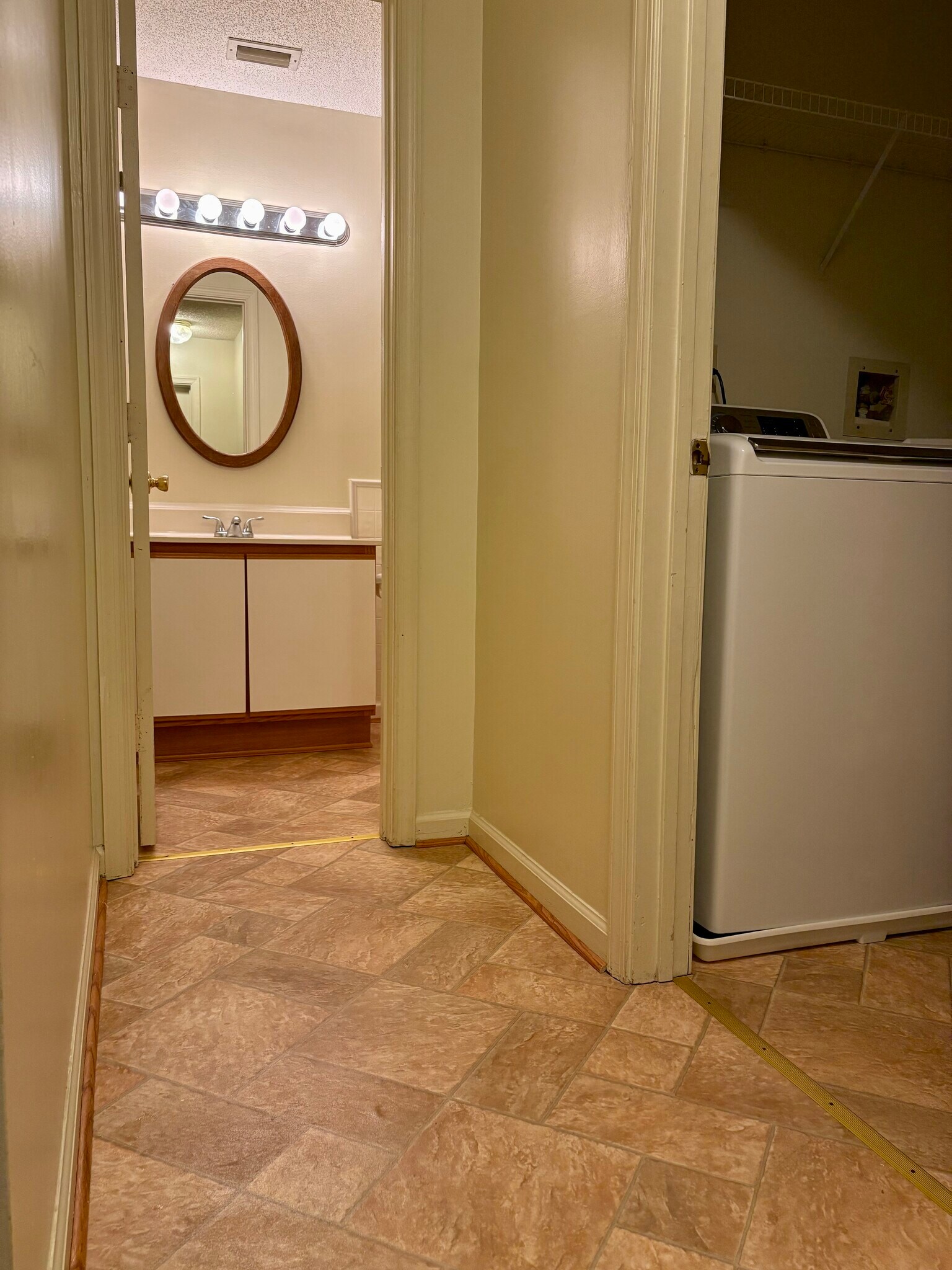 View into the hallway from second bedroom - 208 Quarter Trl