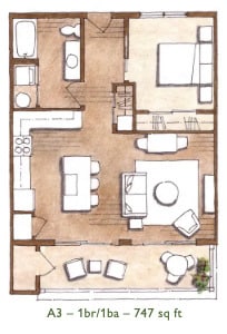 Floorplan - Acequia Lofts