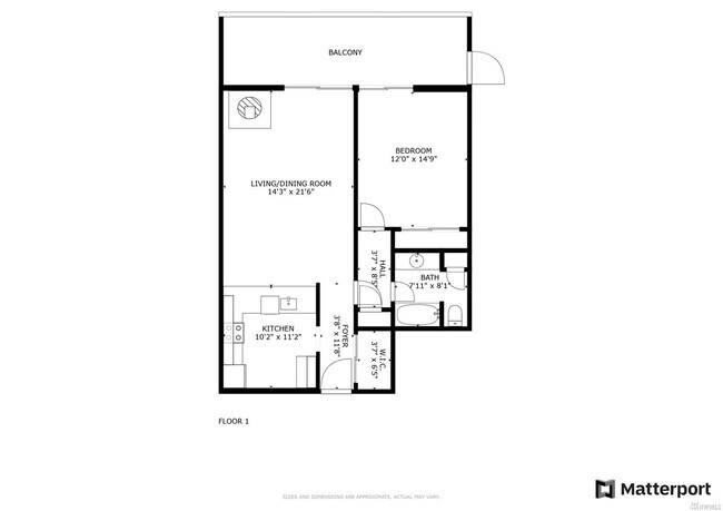 Building Photo - 1Bd/1Ba Redmond Condo