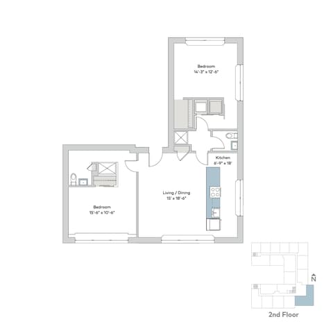 Floorplan - Interstate Flats