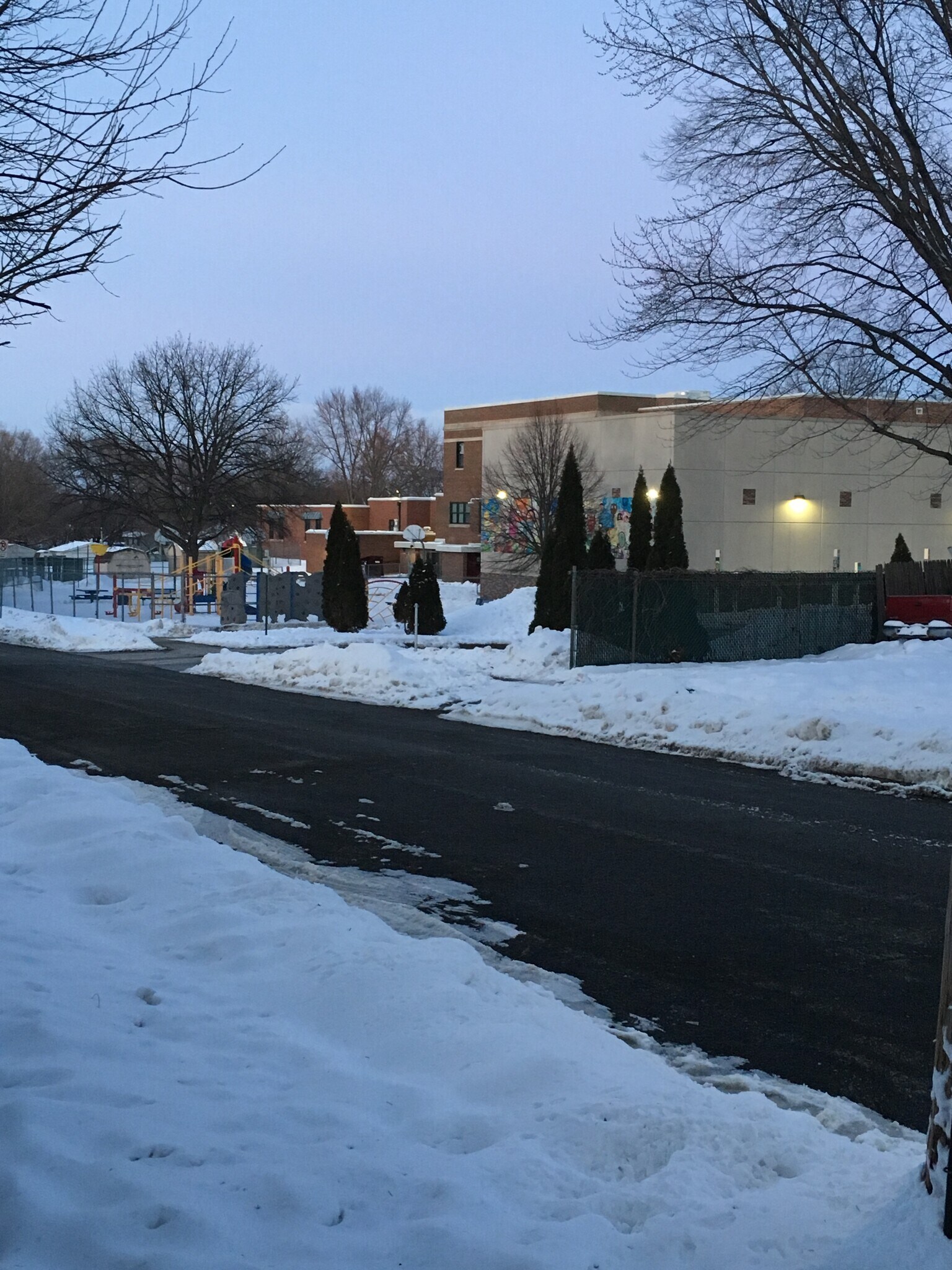 View of Oak Park Elementary from Master Bedroom - 3906 7th St