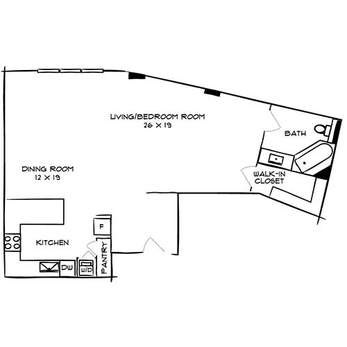 Floorplan - Flamingo South Beach