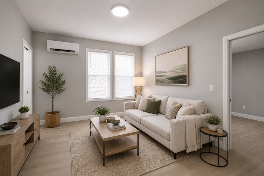 3N- Living Room - 33-35 Rowe Ave