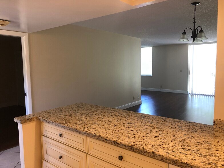 Open concept kitchen, dinning and living room - 6300 NW 2nd Ave