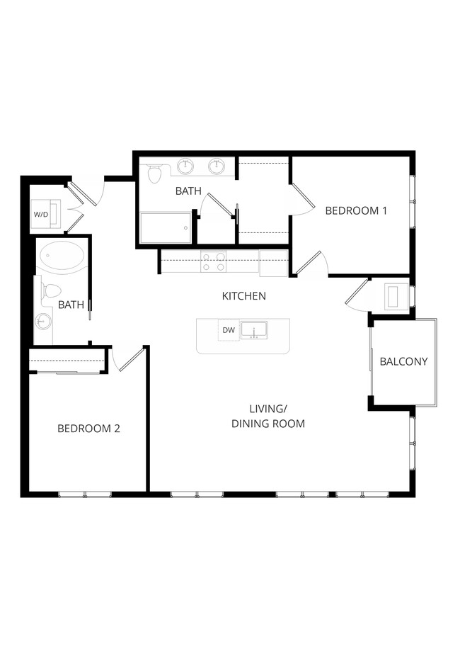 Floorplan - Gatsby Apartments