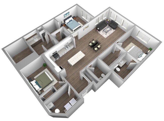 Floorplan - Ingram Manor Apartments