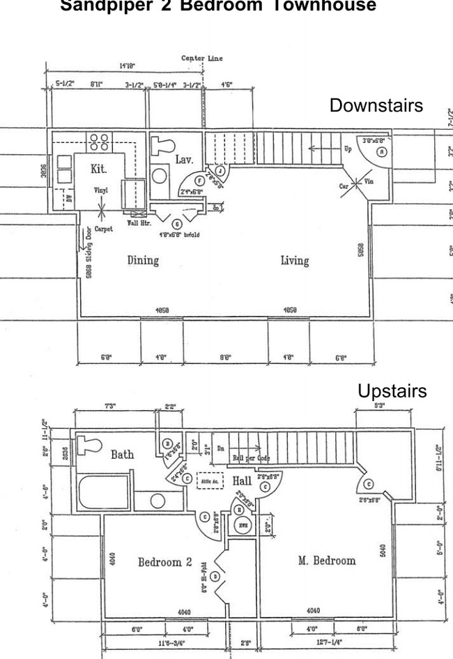 2BR/1.5BA - Sandpiper Apartments