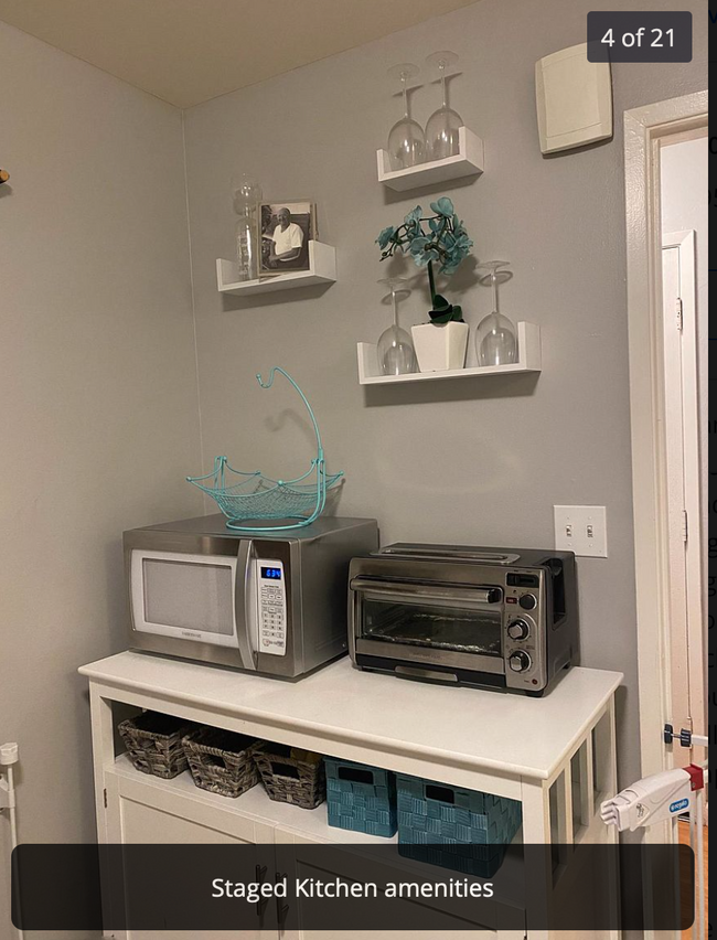 Staged kitchen area - 3359 Payne Ave