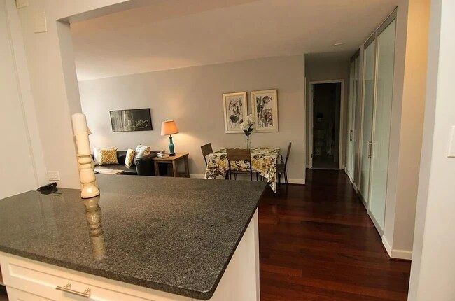 View from kitchen (prior to new renovations) - 4501 Arlington Blvd