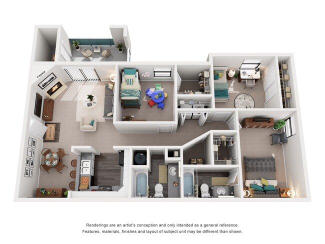 Floorplan - Southland Station Apartments