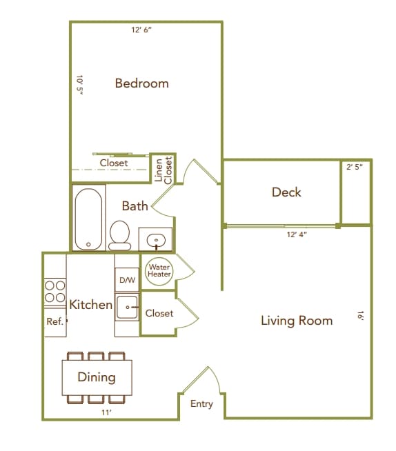 1BR/1BA - Glen Ellen Manor