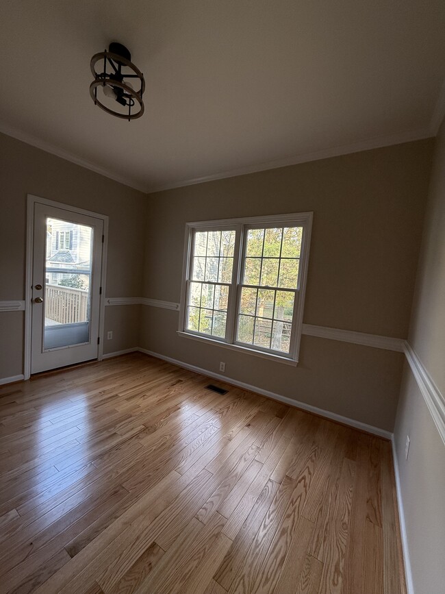 view into back to back porch - 110 Sudbury Ln