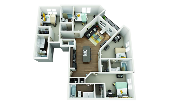 D3-33-North-Apartments-Denton-TX - The Lorimer