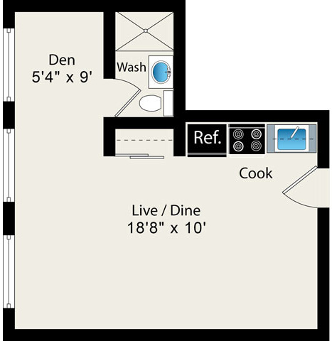 Floorplan - Reside at 2525