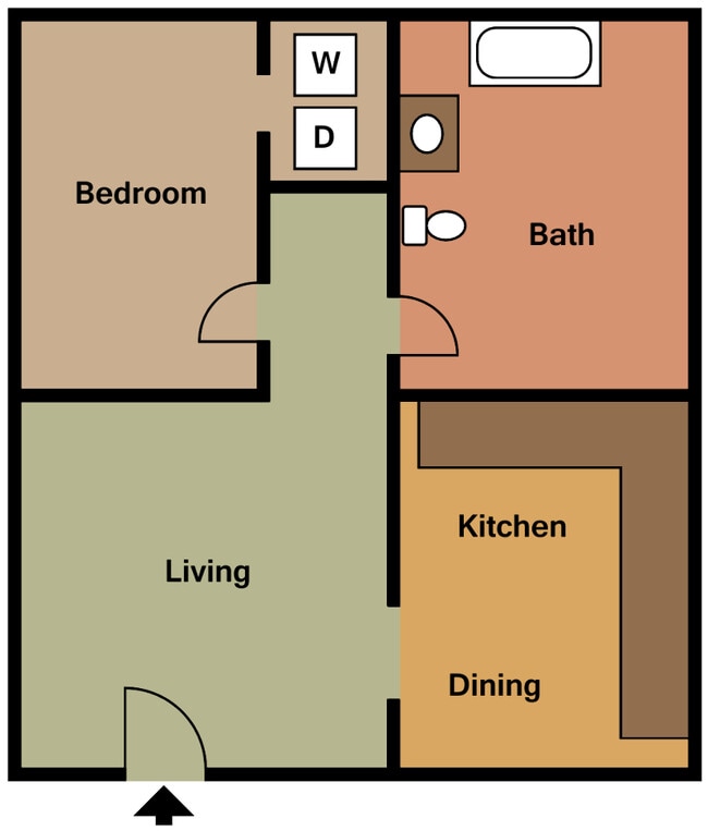 Floorplan - Arrowhead Apartments