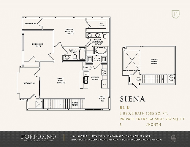 Siena Floor Plan - Portofino at Championsgate