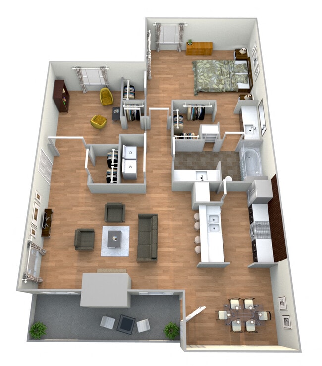 Floorplan - STATION 121 at Town Center Apartments