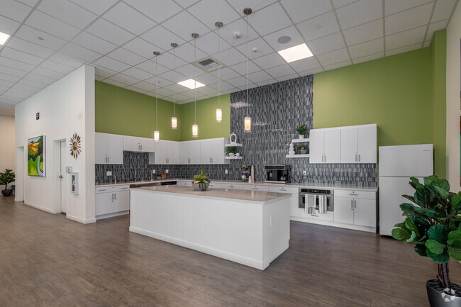 Clubhouse Kitchen - Vintage at Woodman 55+ Senior Apartments