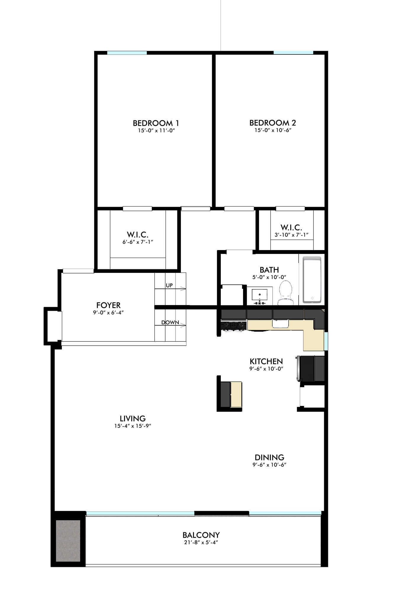 Floor Plan - 5578 Burnside Dr