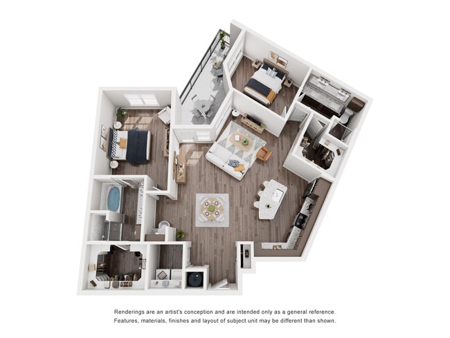 2 Bed/2 Bath - Arella on Jones