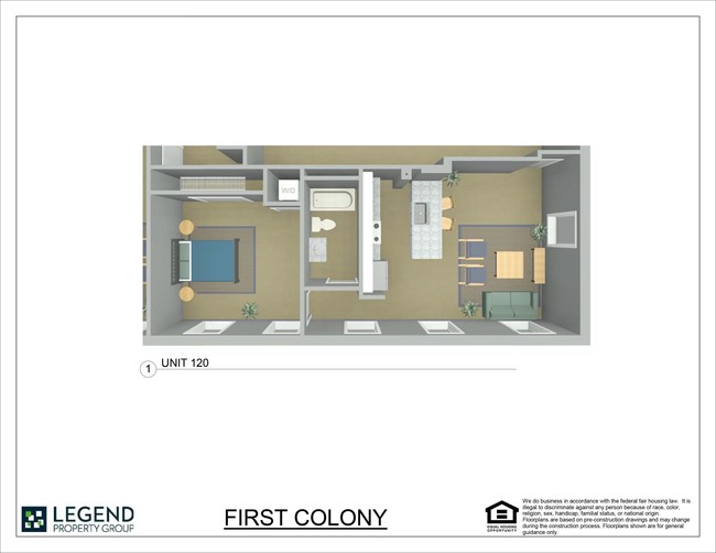 Floorplan - First Colony Flats