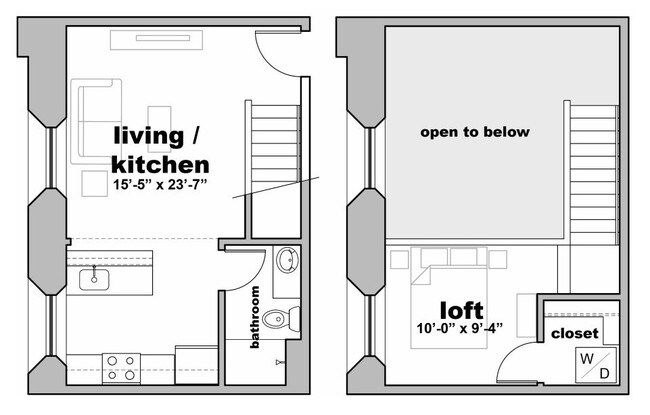 Floorplan - Lofts on Prospect