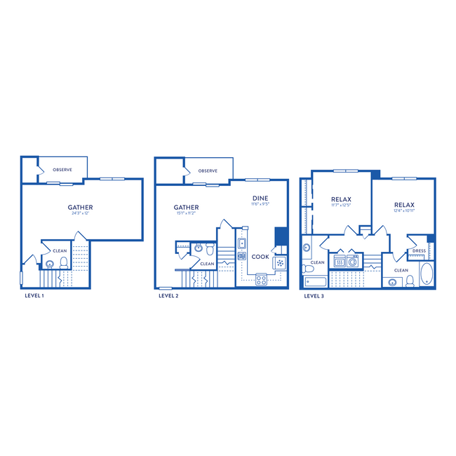Floorplan - Huntington Townhomes