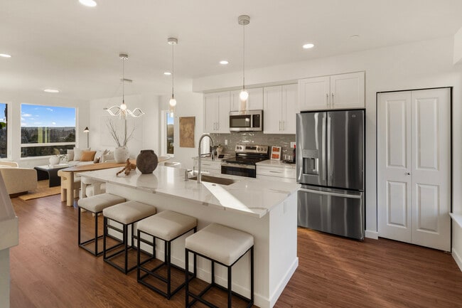 Kitchen with Pantry Extra storage for everyday living - The Narrows at Clare