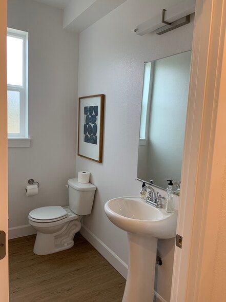 Downstairs powder bathroom - 3503 NE McDonald Ln