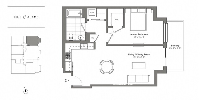 Floorplan - Edge Lofts